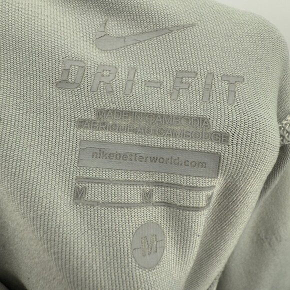 NIKE‎ DRi-Fit Spacedye Heathered  Athletic Training Green White Shorts Size M - Picture 8 of 8